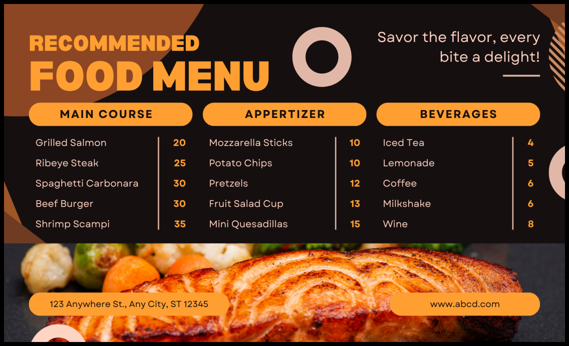 interactive digital menu boards